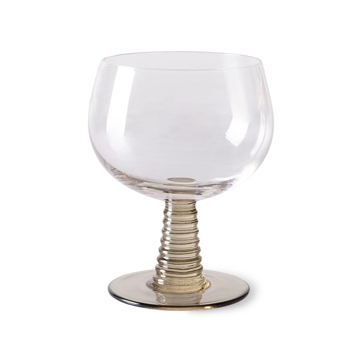Swirl Weinglas Niedrig 35 cl Ø10x12 cm, Grün HKliving