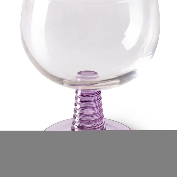Swirl Weinglas niedrig, Purple HKliving
