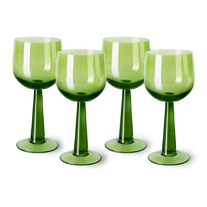 The Emeralds Weinglas Hoch 4er-Pack 20 cl - Limettengrün - HKliving