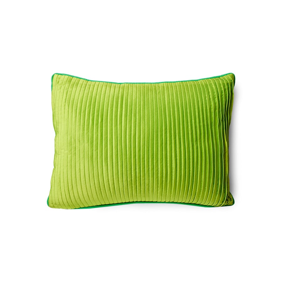 HKliving Urban Kissen Plissiert 30x40 cm Grün
