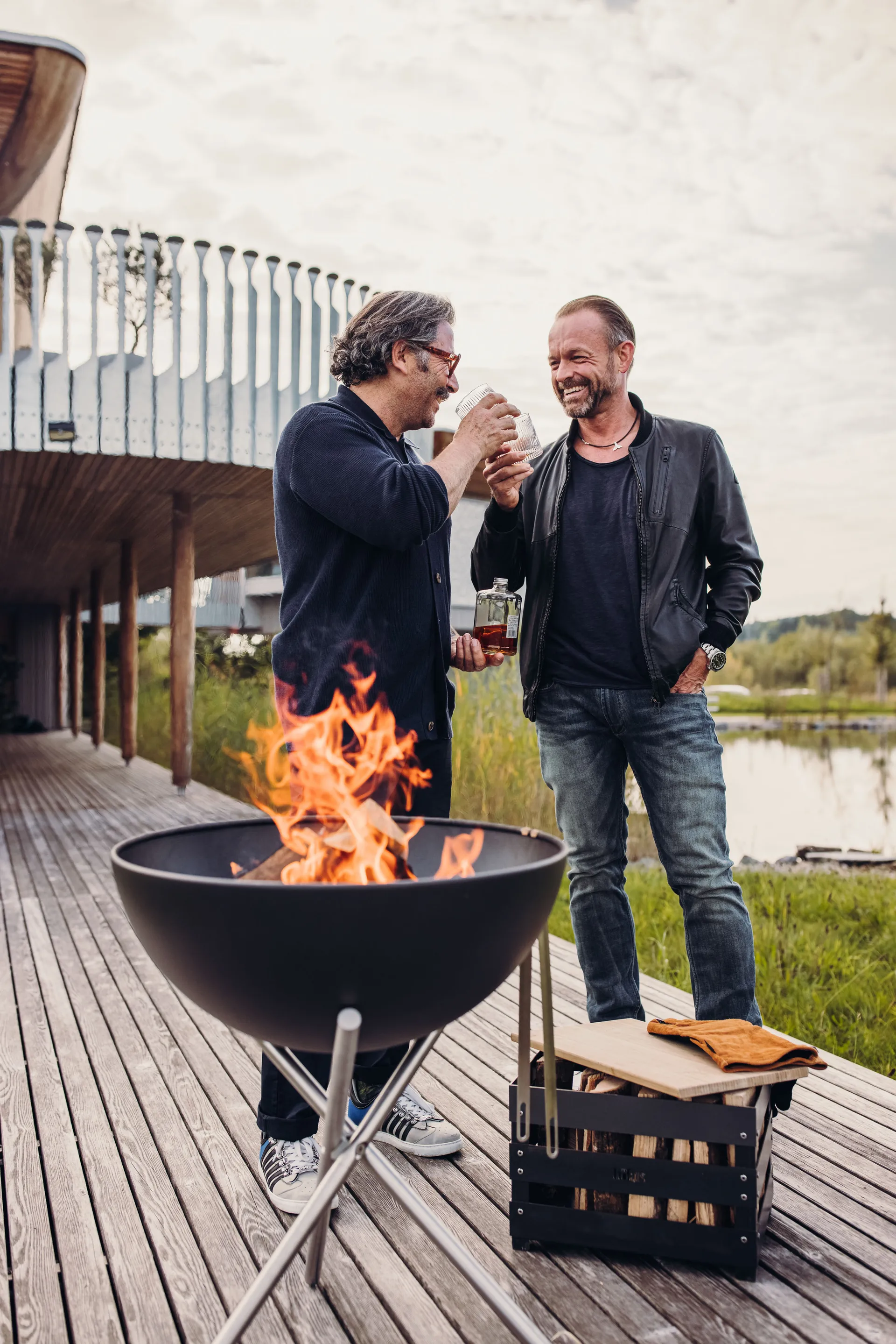 BOWL 57 Dreibeinstativ, Silber Höfats