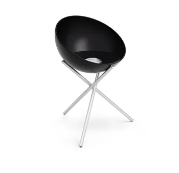BOWL 57 Feuerstelle - Schwarz-Silber, Dreibeinstativ - Höfats