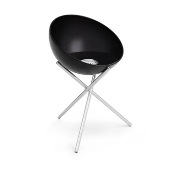 BOWL 70 Feuerstelle - Schwarz-Silber, Dreibeinstativ - Höfats