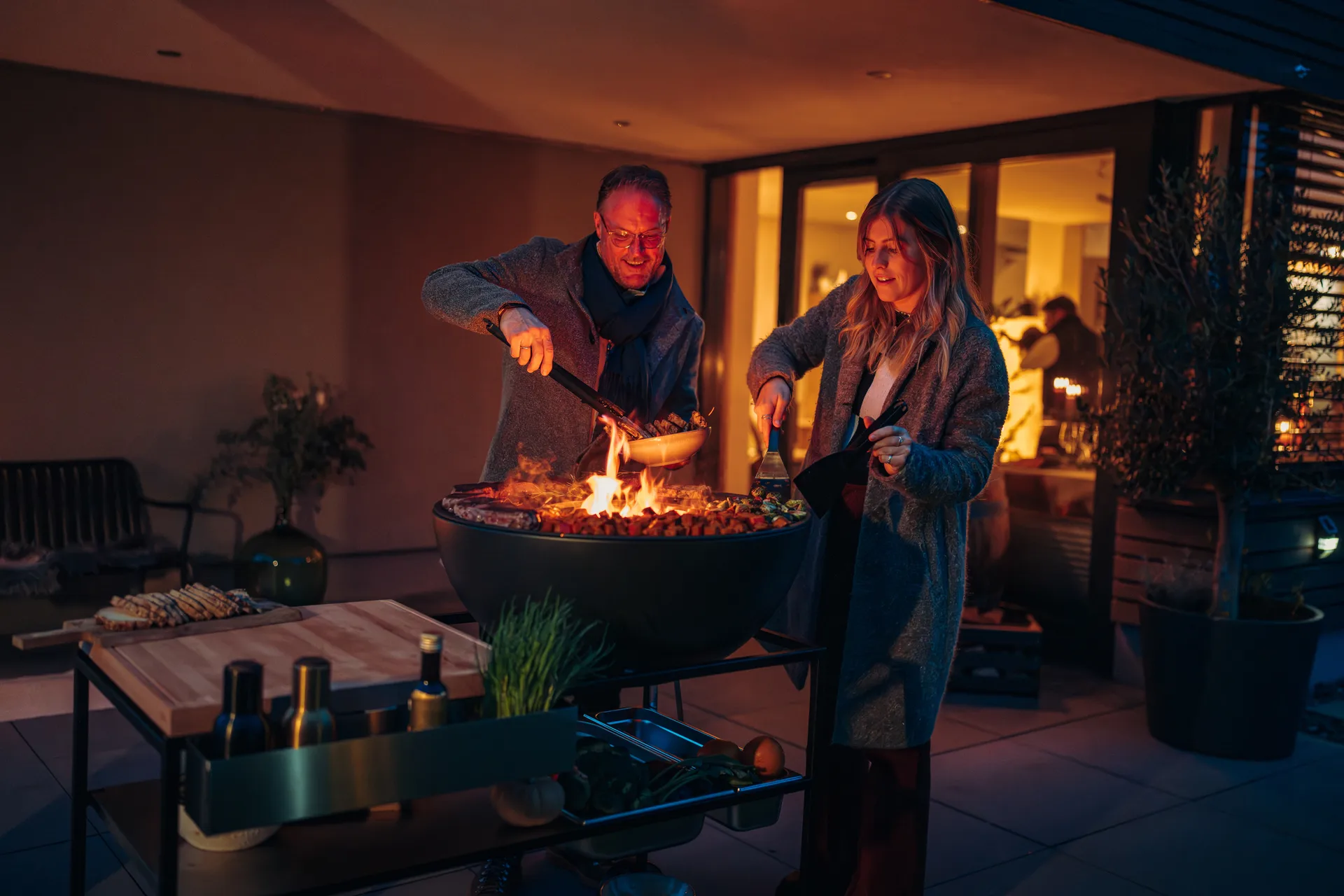 FIRE KITCHEN Außenküche, Schwarz Höfats