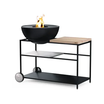 FIRE KITCHEN Rollen für die Außenküche - Schwarz, 2-teilig - Höfats