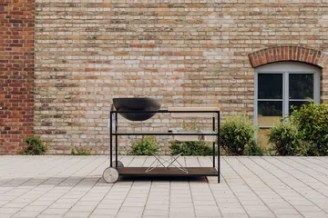 FIRE KITCHEN Rollen für die Außenküche - Schwarz, 2-teilig - Höfats
