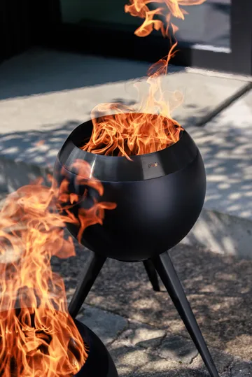 MOON 45 Feuerstelle - All black, hohes Gestell - Höfats