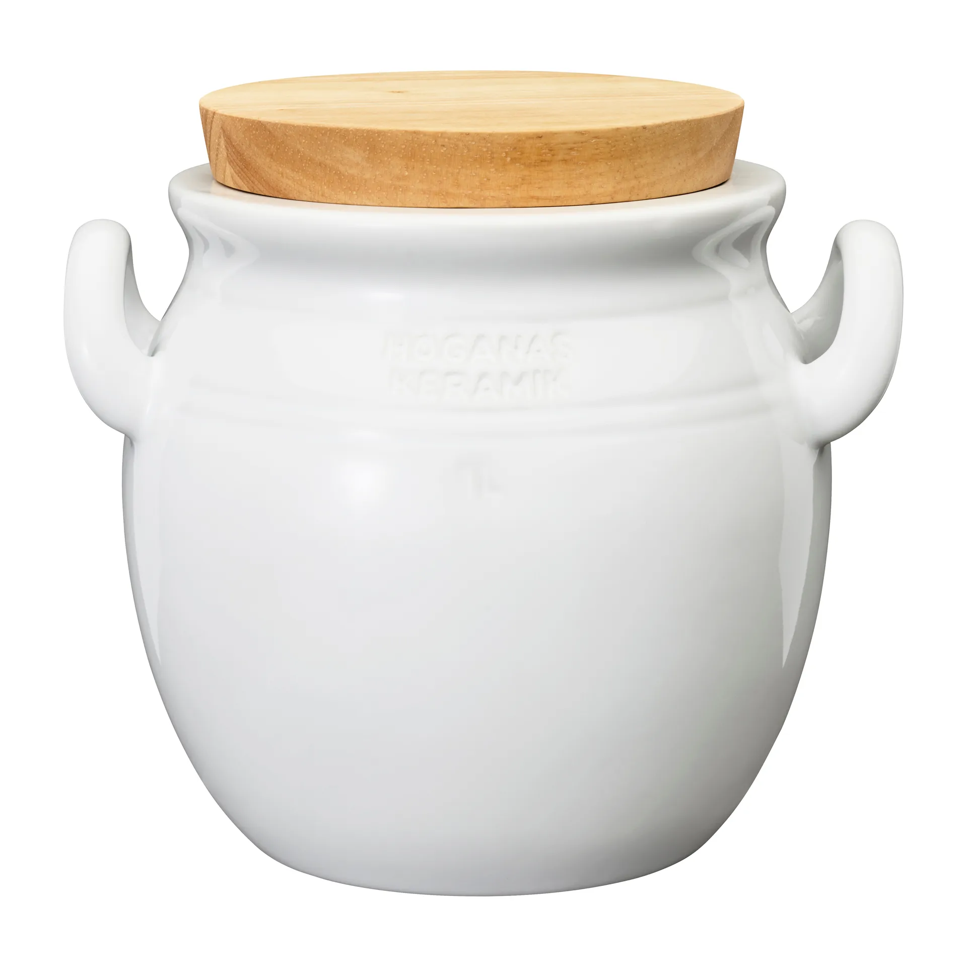 Höganäs Keramik Becher 1 l, Weiß Höganäs Keramik