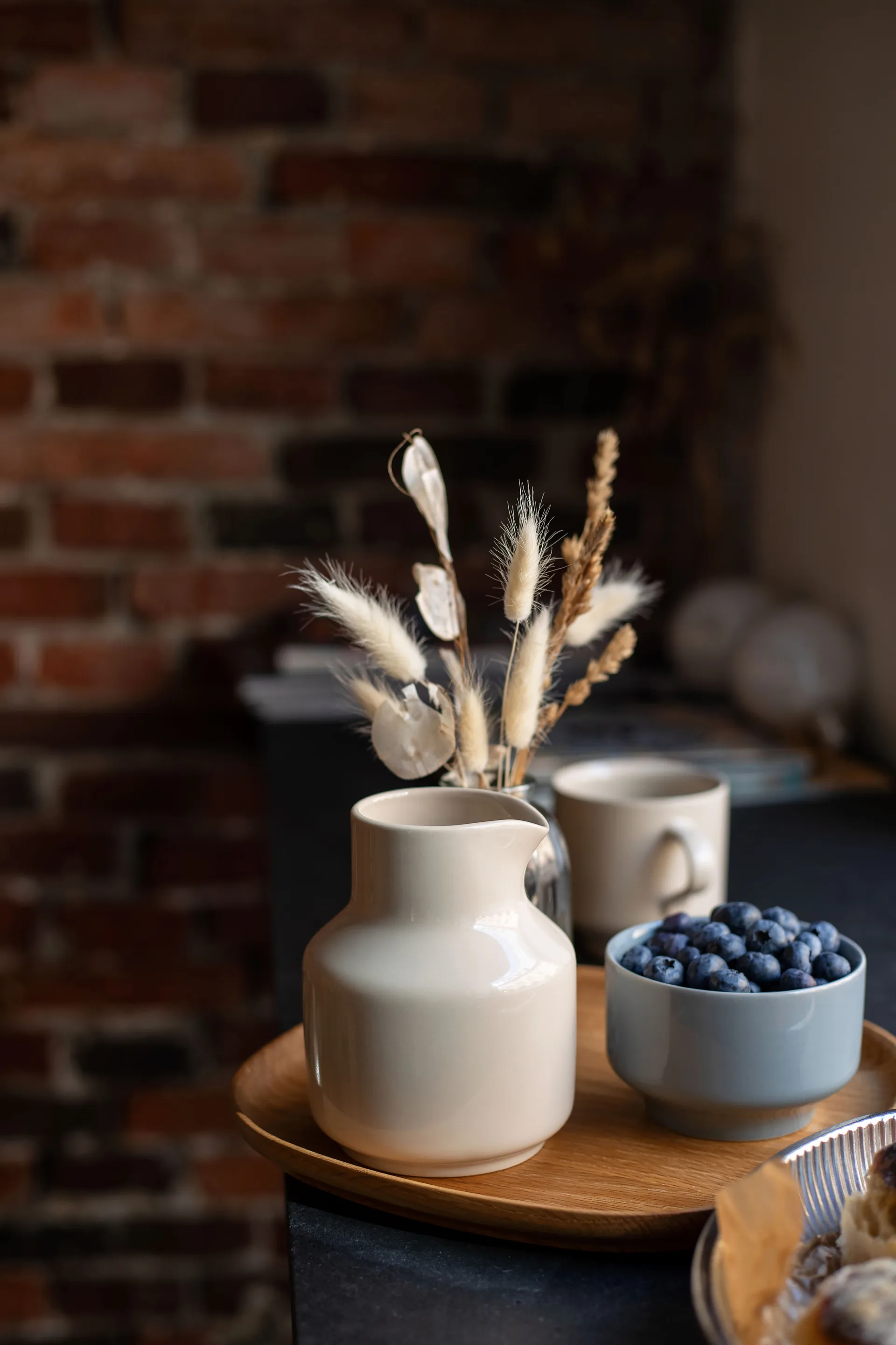 Höganäs Keramik Daga Tablett 25cm, Eiche Höganäs Keramik