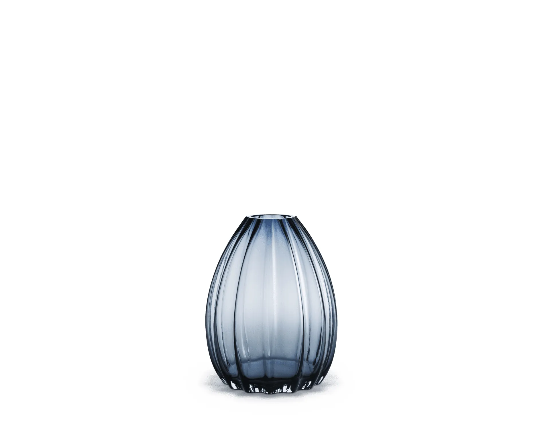 2Lip Vase 34 cm, Dunkelblau Holmegaard