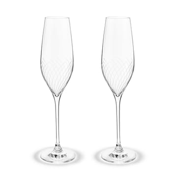 Cabernet Lines Champagnerglas 29cl 2er Pack - Klar - Holmegaard