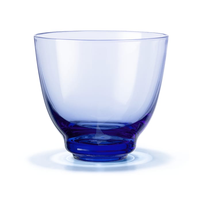 Flow Wasserglas 35cl, Dunkelblau Holmegaard