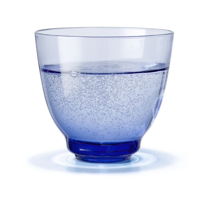 Flow Wasserglas 35cl, Dunkelblau Holmegaard