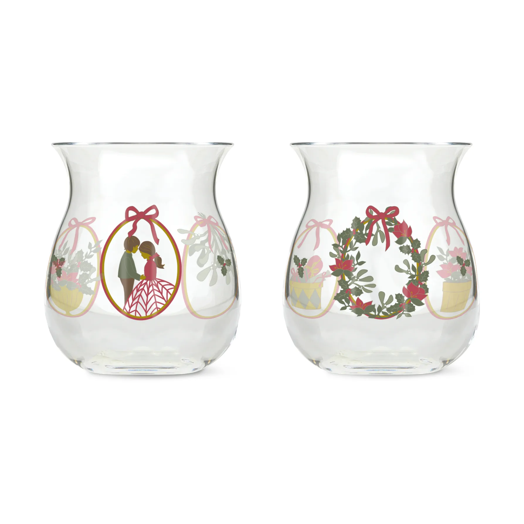 Holmegaard Christmas Weihnachtswindlicht 2er-Pack, 2025 Holmegaard