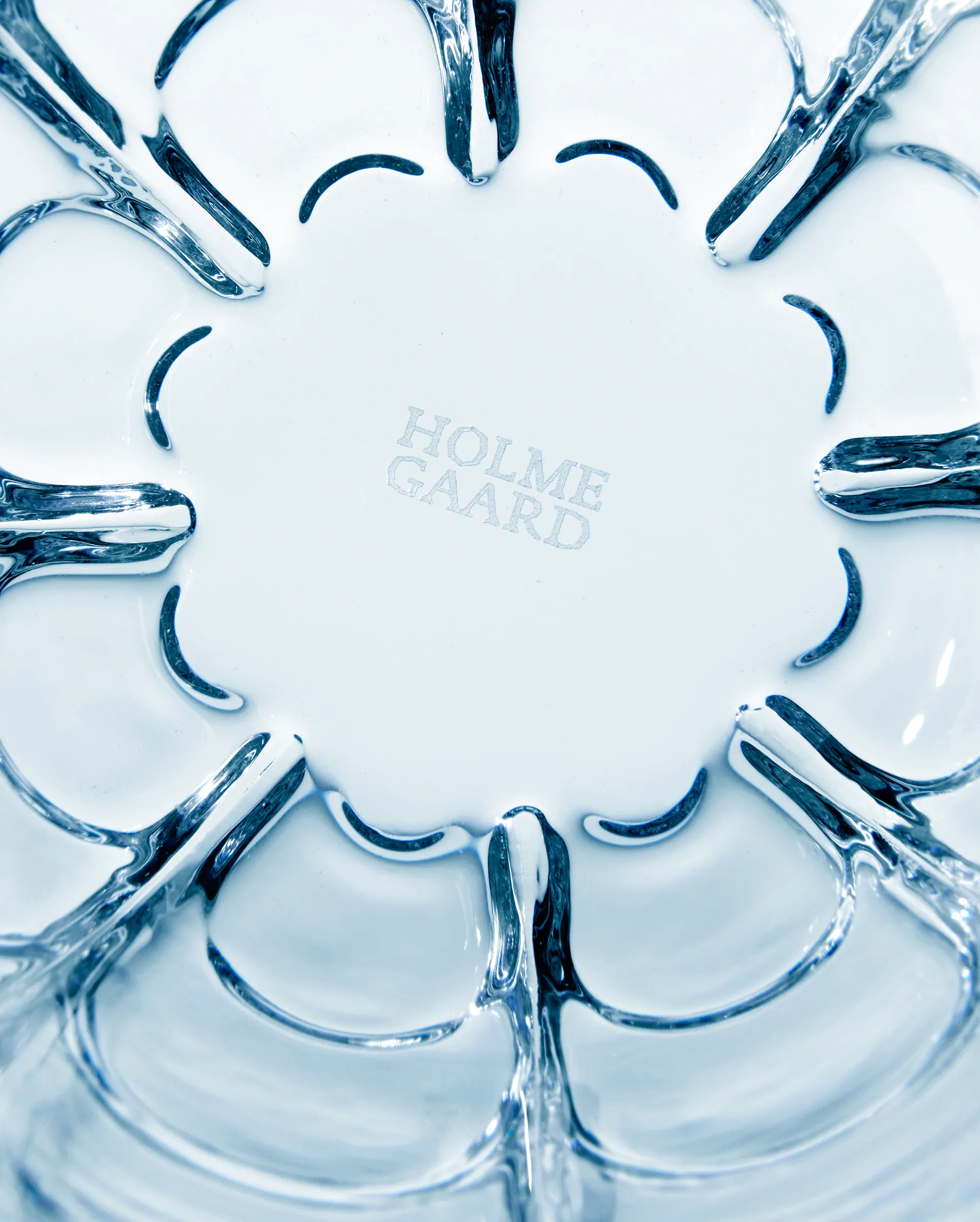 Lily Wasserglas 32cl 2er Pack, Blue iris Holmegaard