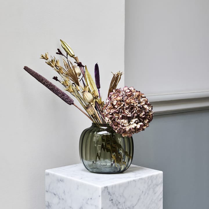 Primula Vase oval 17,5cm, Smoke Holmegaard