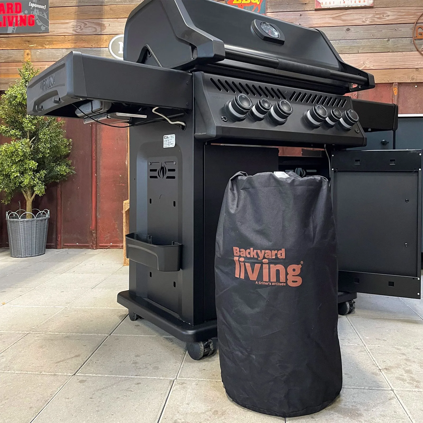 Hot Wok Gasflaschenüberzug, Schwarz Hot Wok