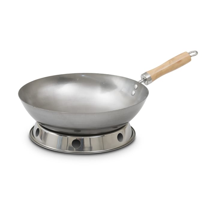 Hot Wok Tischschutz Wok-Pfanne Ø25,5 cm, Edelstahl Hot Wok