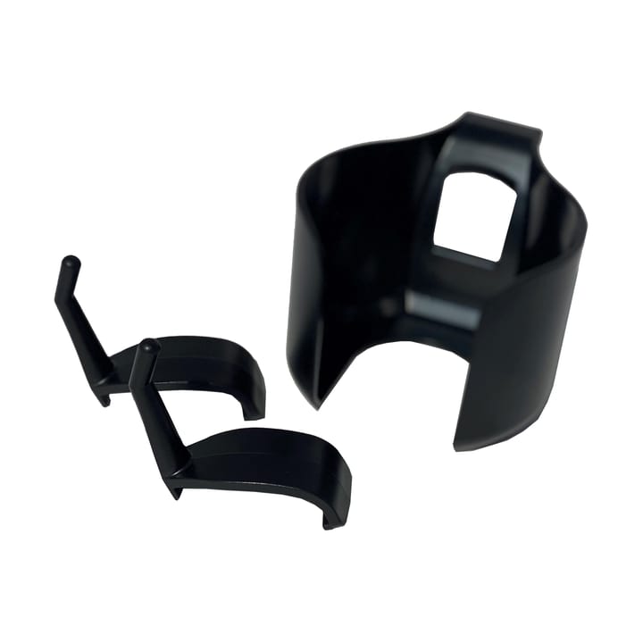 Top Line Tassenhalter und 2 Haken - Schwarz - Hot Wok
