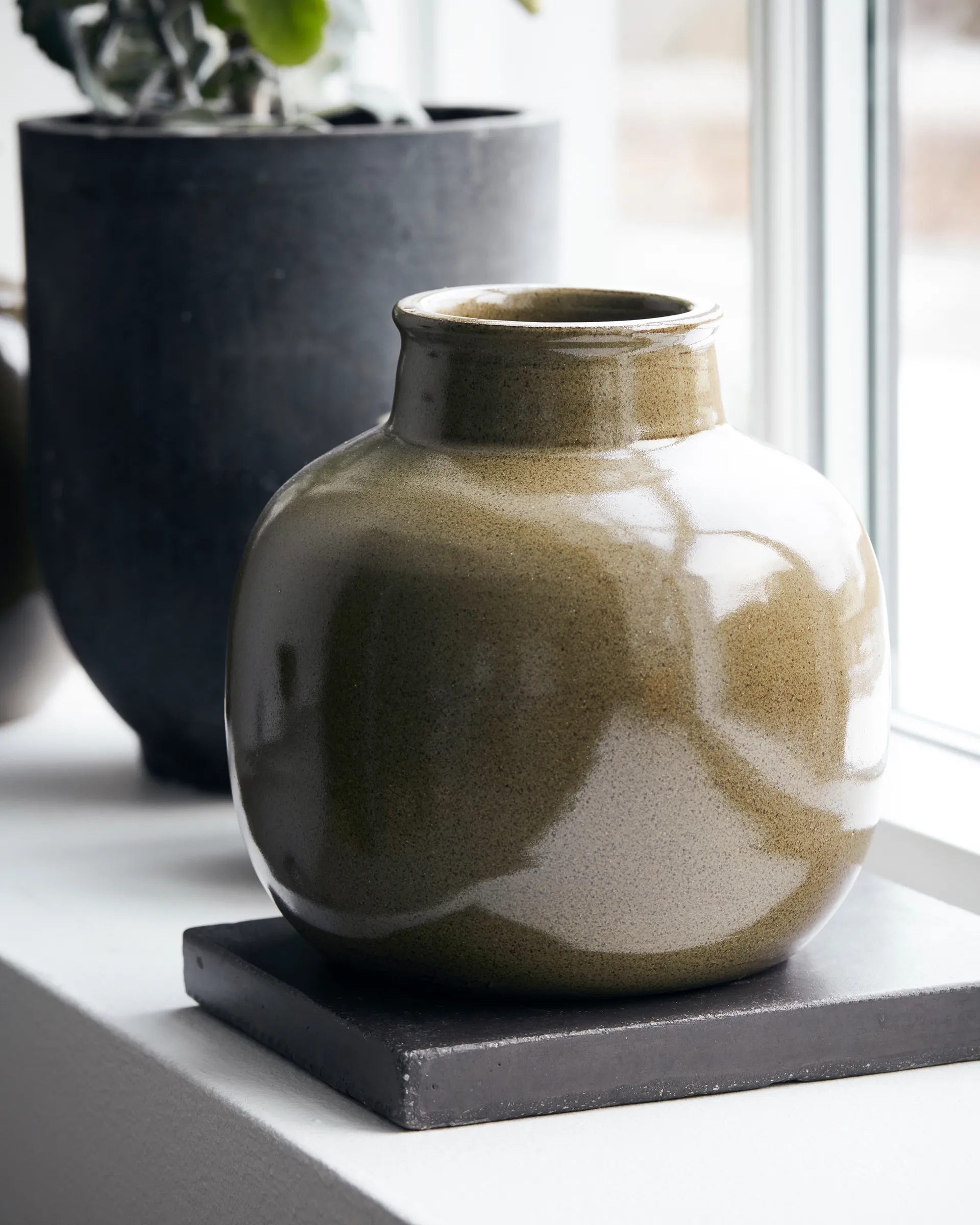 Aju Vase 17cm, Grün House Doctor