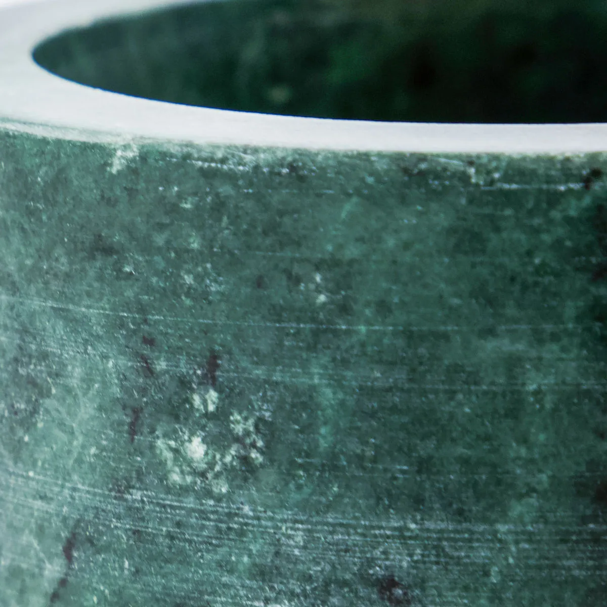 Arb Mörser aus Steingut mit Stößel Ø10 cm, Dunkelgrün House Doctor