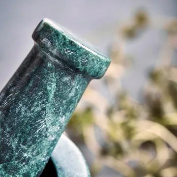 Arb Mörser aus Steingut mit Stößel Ø10 cm - Dunkelgrün - House Doctor