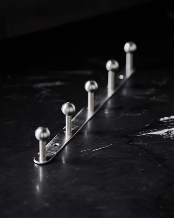 Ball Garderobenhaken - Silber-Finish 35x5x2 cm - House Doctor