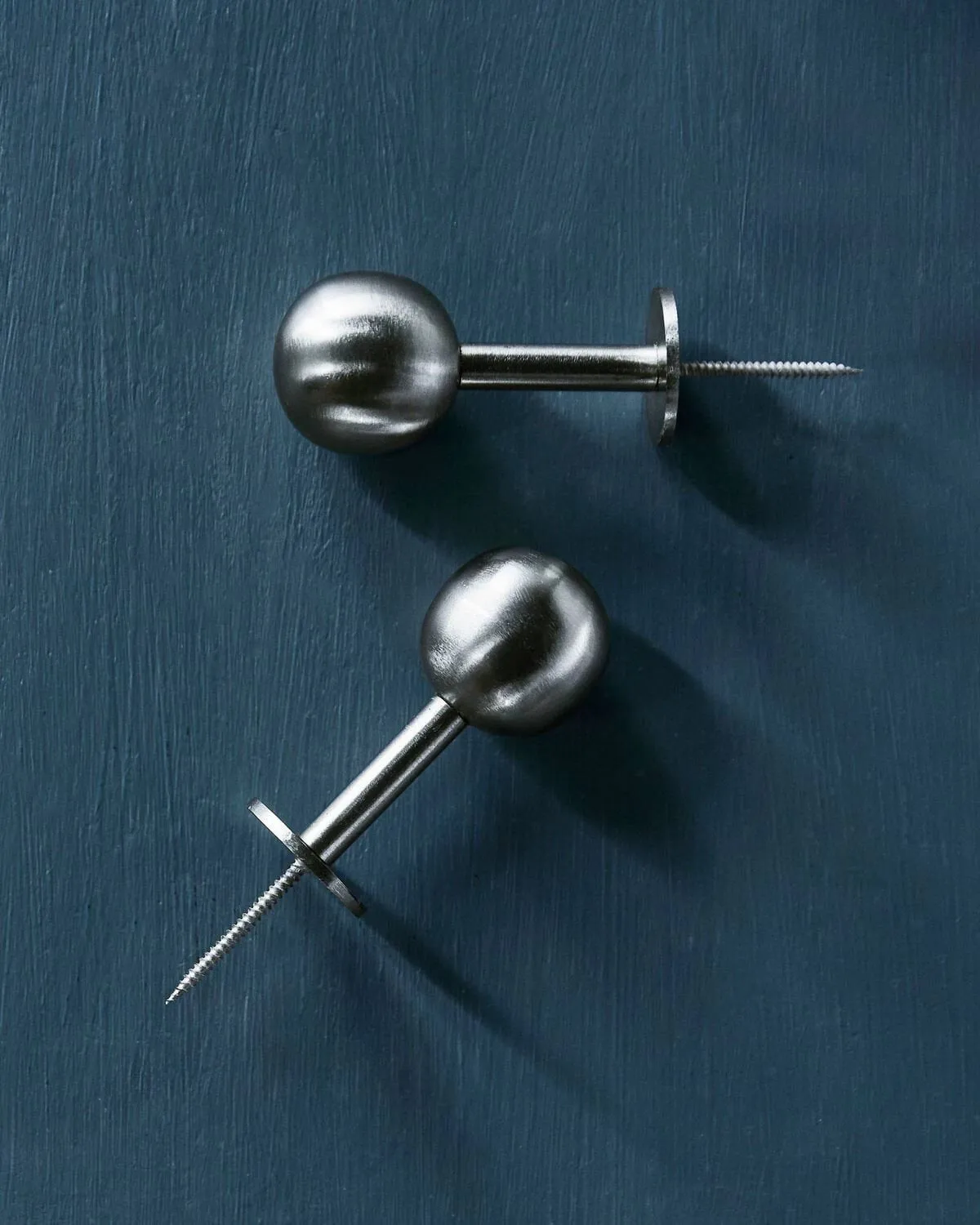 Ball Haken 2er-Pack, Silber-Finish, Ø8x4 cm House Doctor