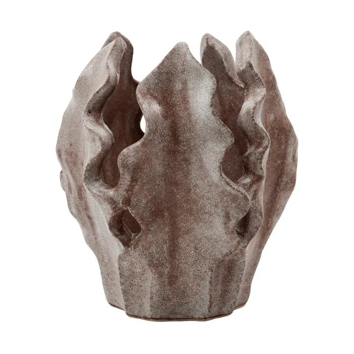 Camden Teelichthalter - Mokabraun, Ø14x17 cm - House Doctor