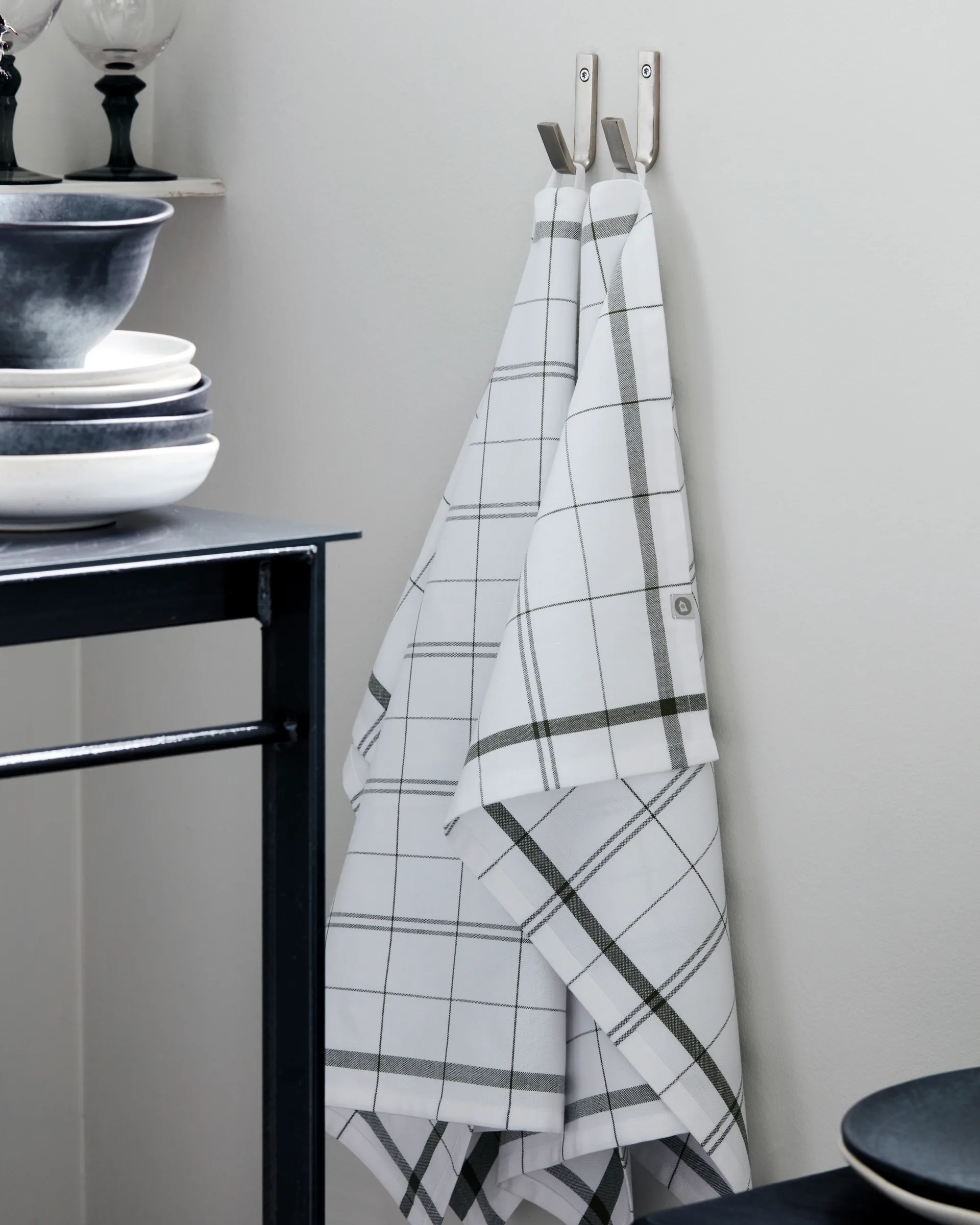 Chef Geschirrtuch 55 x 75cm 2er Pack, Grün House Doctor