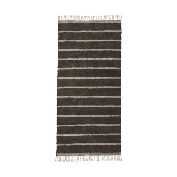 Chen Teppich 90x200 cm - Dunkelbraun - House Doctor