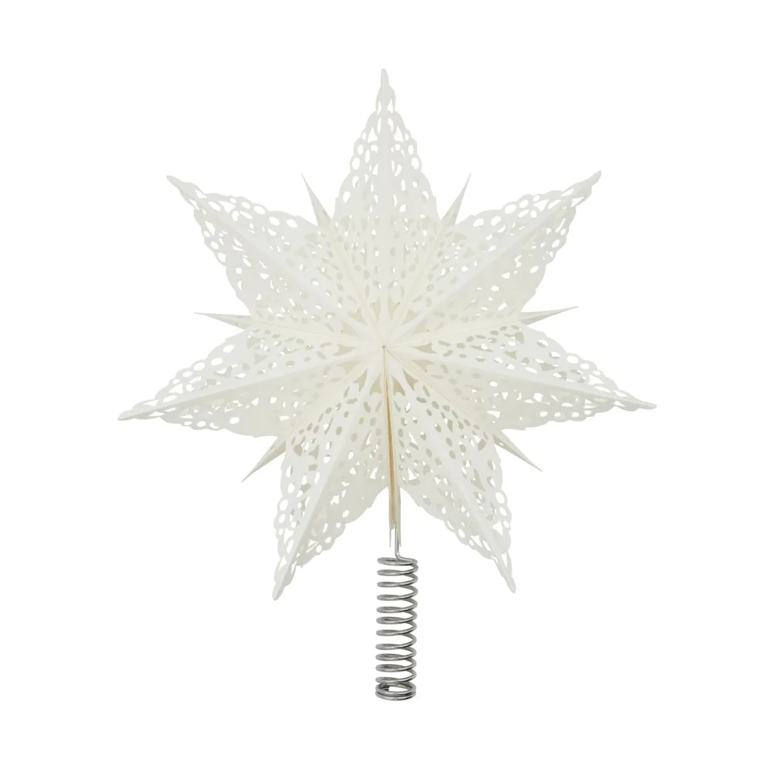Clip Spitzenstern Ø30cm, Weiß House Doctor