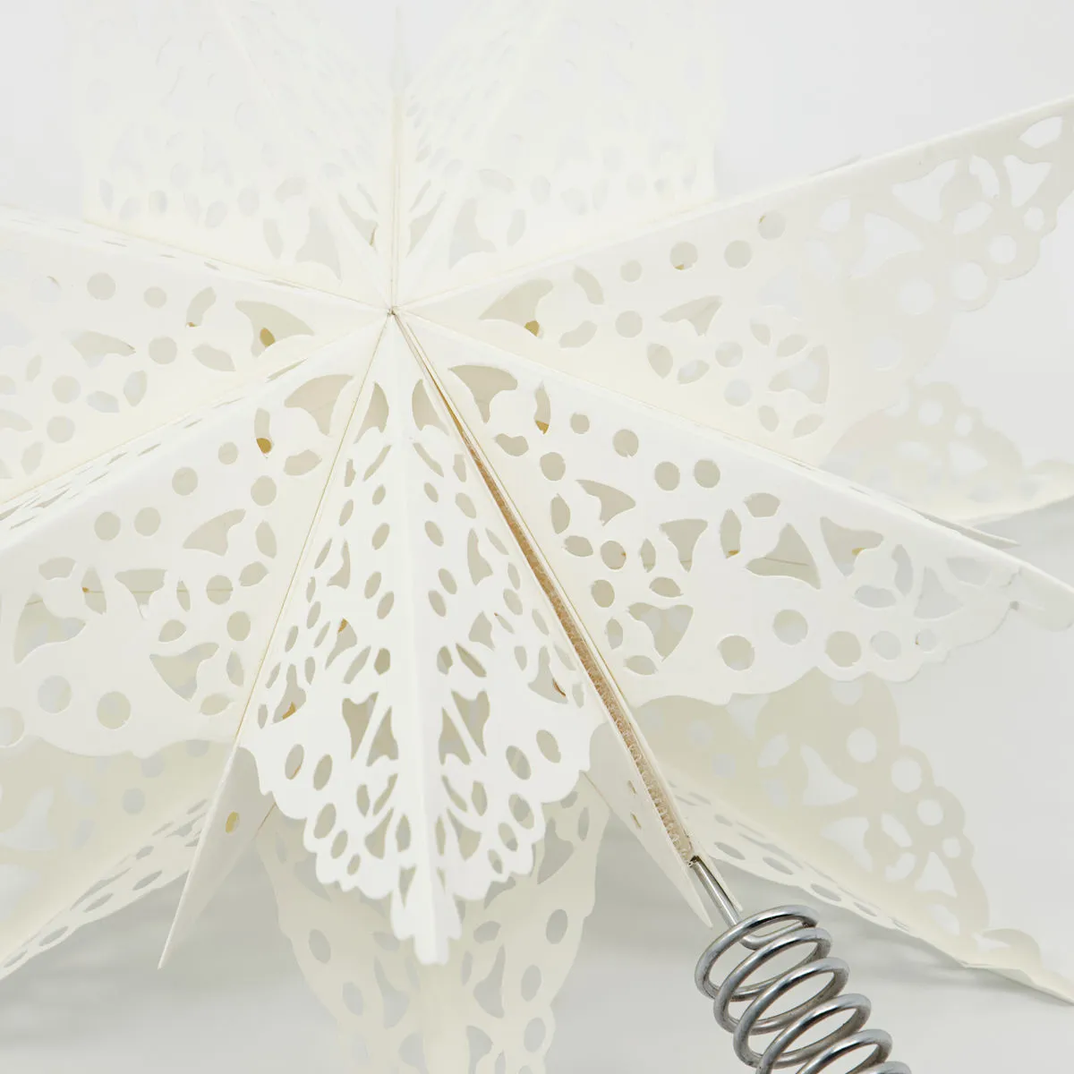 Clip Spitzenstern Ø30cm, Weiß House Doctor