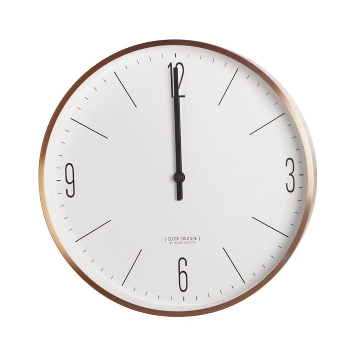 Clock Couture Wanduhr, Gold-weiß House Doctor
