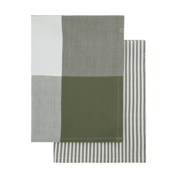 Cook Geschirrtuch 55x75 cm 2er-Pack, Olivgrün House Doctor
