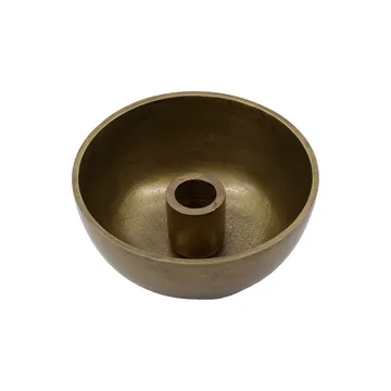Crown Kerzenhalter Ø13cm - Antik Messing - House Doctor