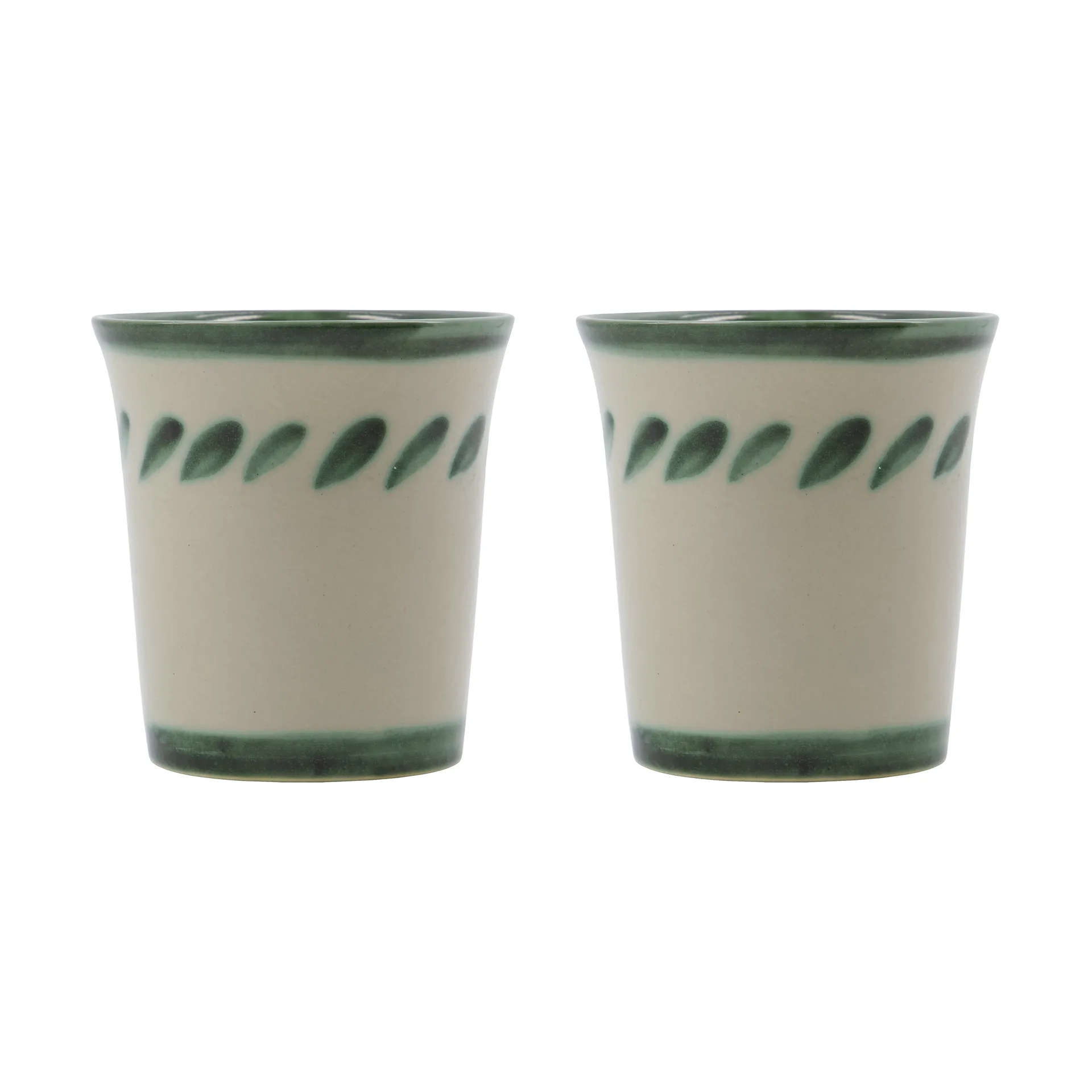 Diva Becher 25 cl 2-teilig, Grün House Doctor