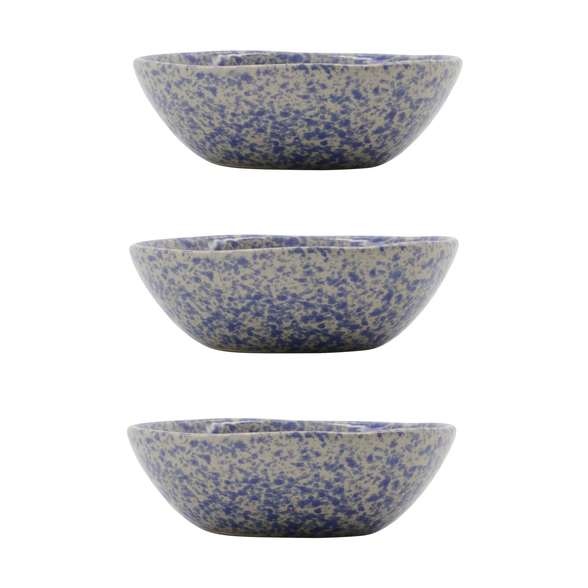 Diva Schale 4 cl 3-pack, Blau House Doctor