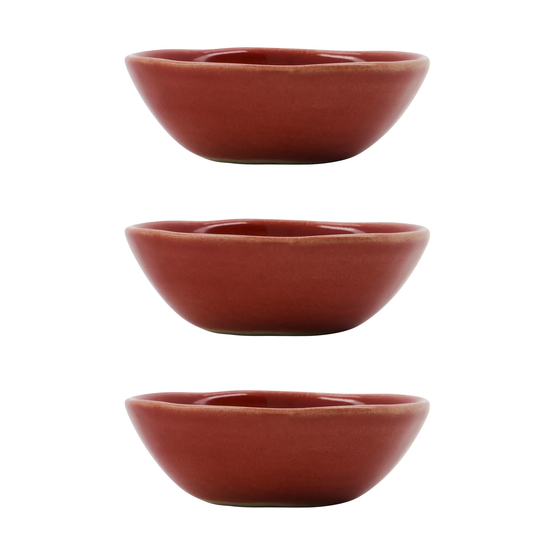 Diva Schale 4 cl 3-pack, Rot House Doctor