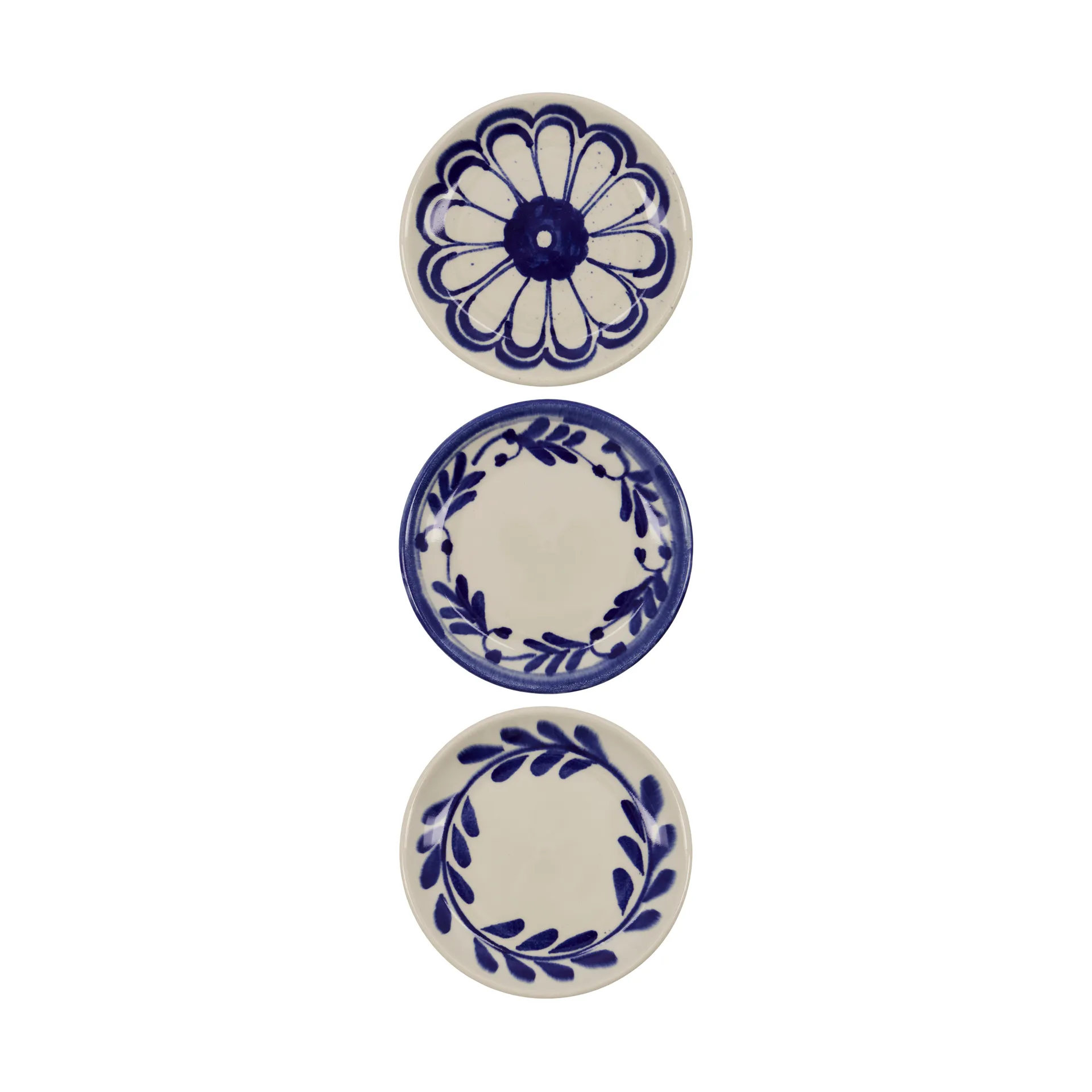 Diva Teller Ø13 cm 3-teilig, Blau House Doctor