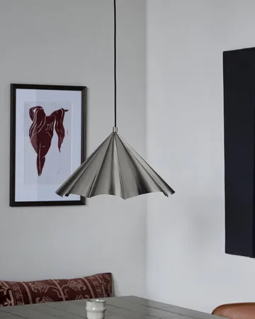 Flola Pendelleuchte Ø50 cm - Gebürstetes Silberfarbe - House Doctor