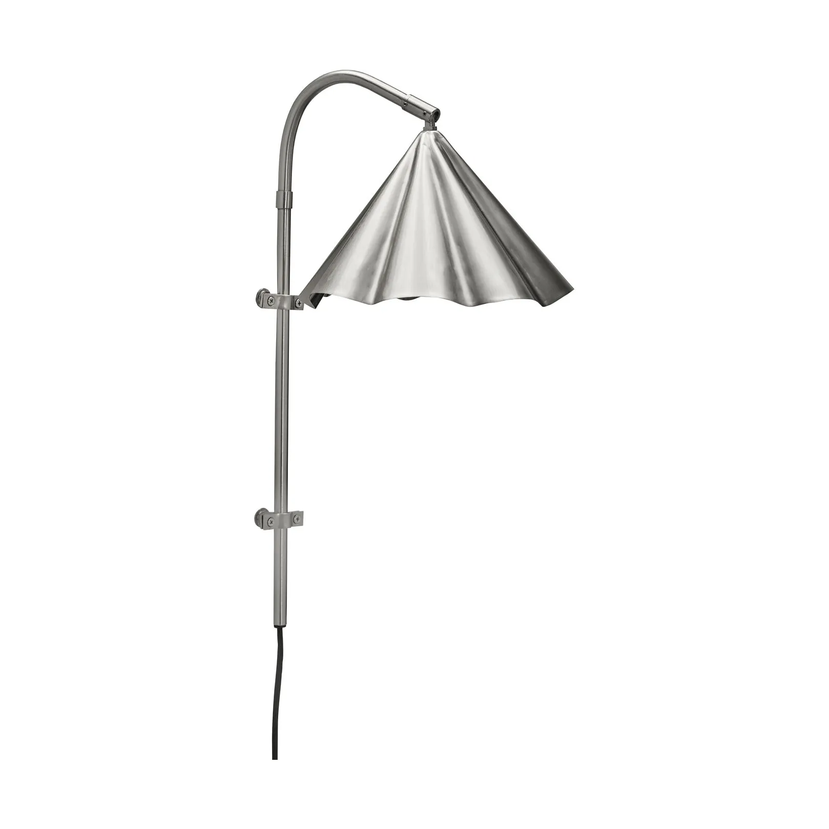 Flola Wandleuchte 51 cm, Gebürstetes Silberfarbe House Doctor