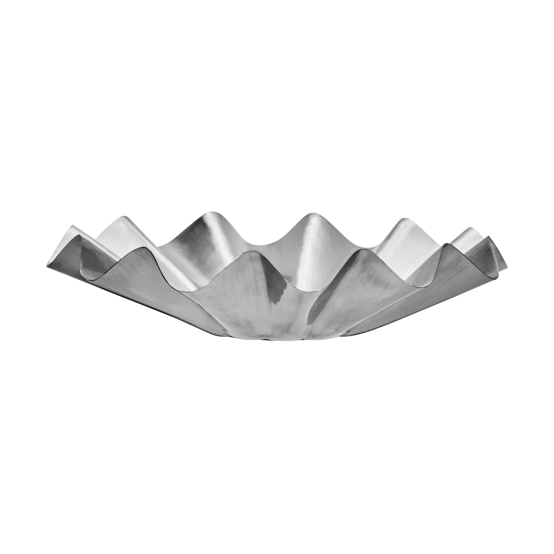 Flood Schale Ø35cm, Gebürstetes Silber House Doctor