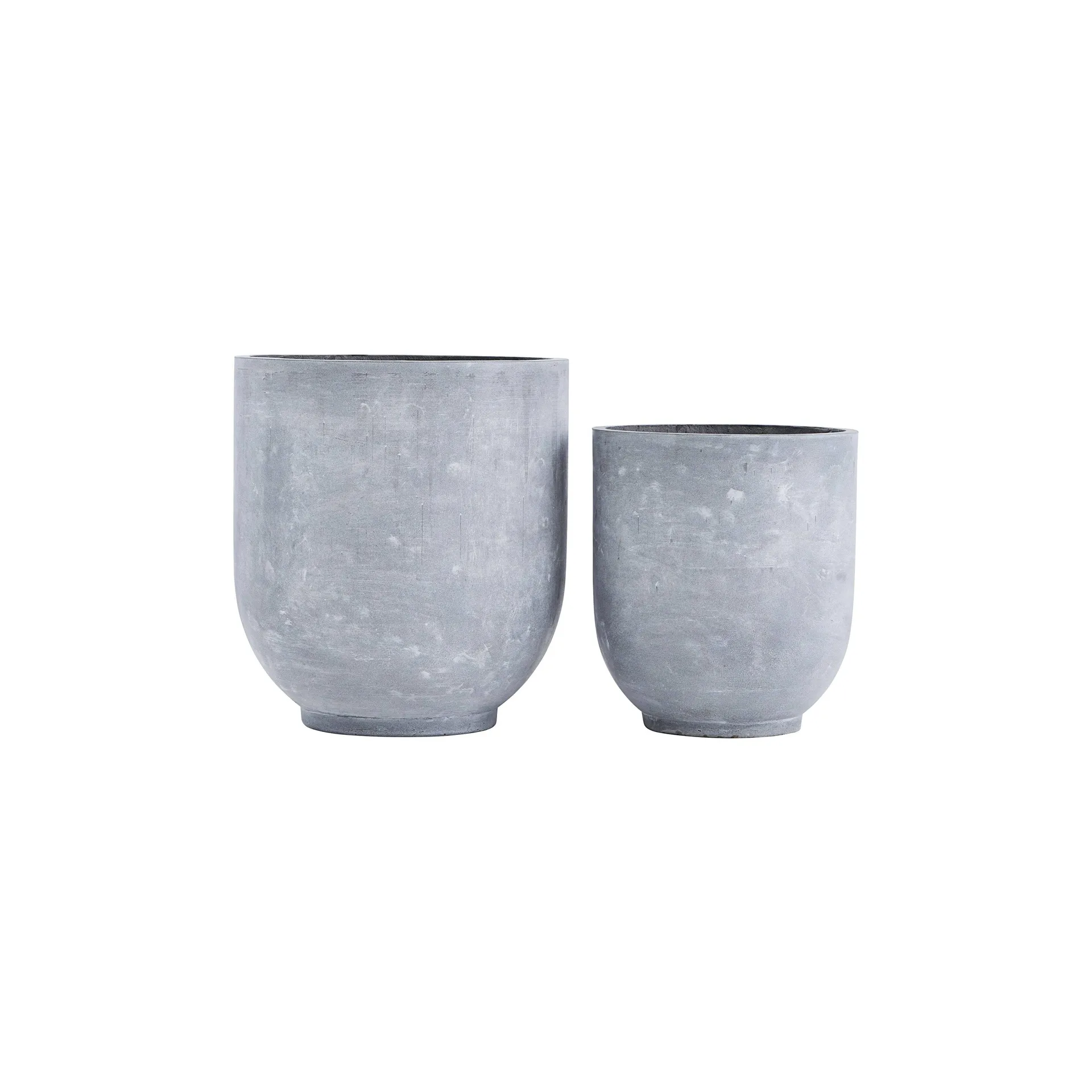 Gard Blumentopf Set von 2, Grau House Doctor