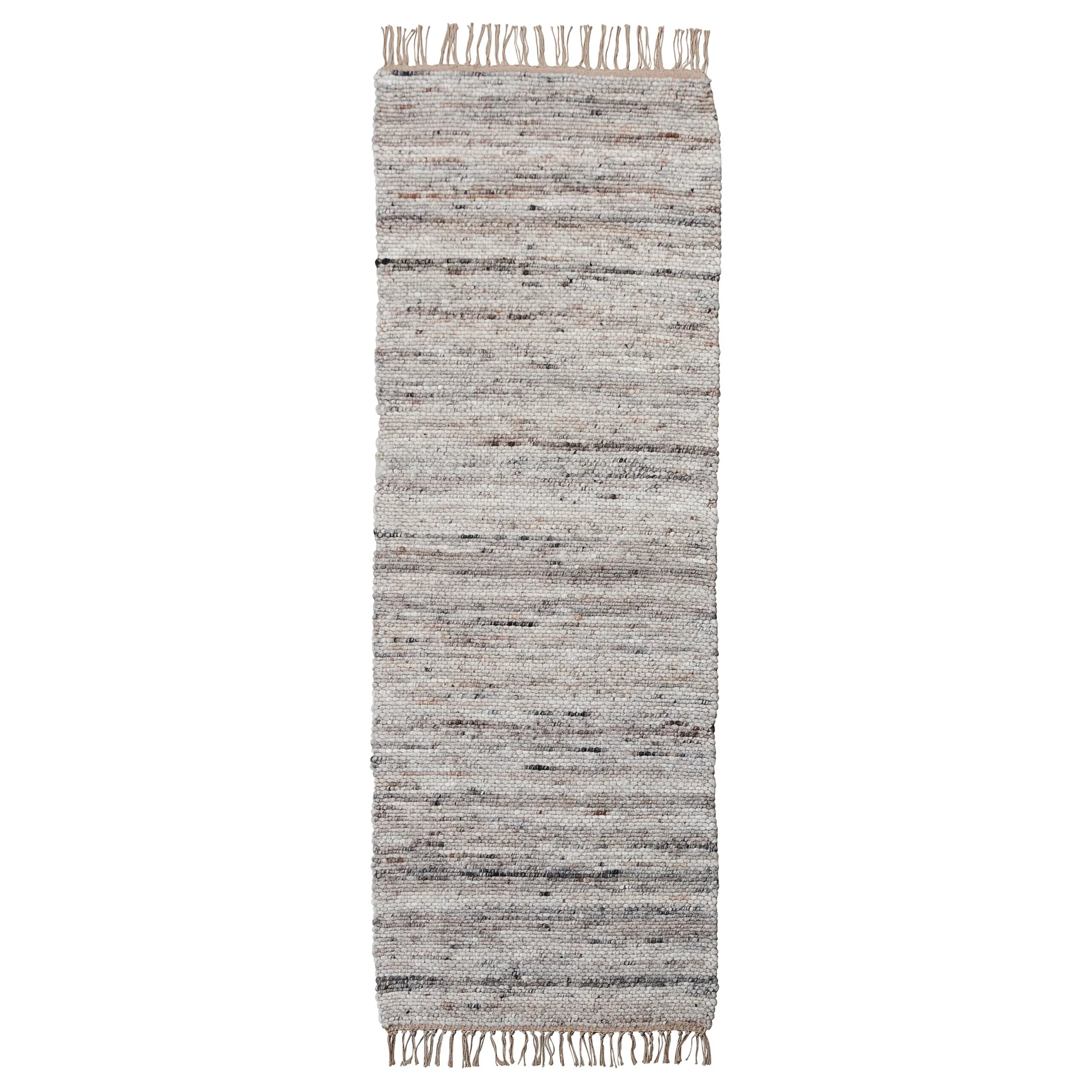 Hafi Teppich 80 x 200cm, Grau-braun House Doctor
