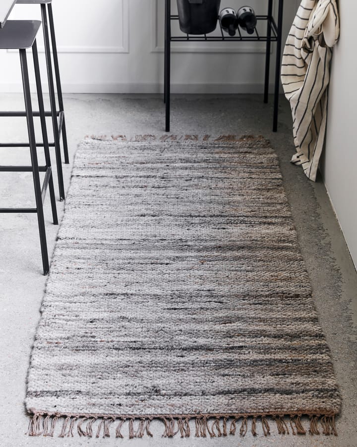 Hafi Teppich 80 x 200cm, Grau-braun House Doctor