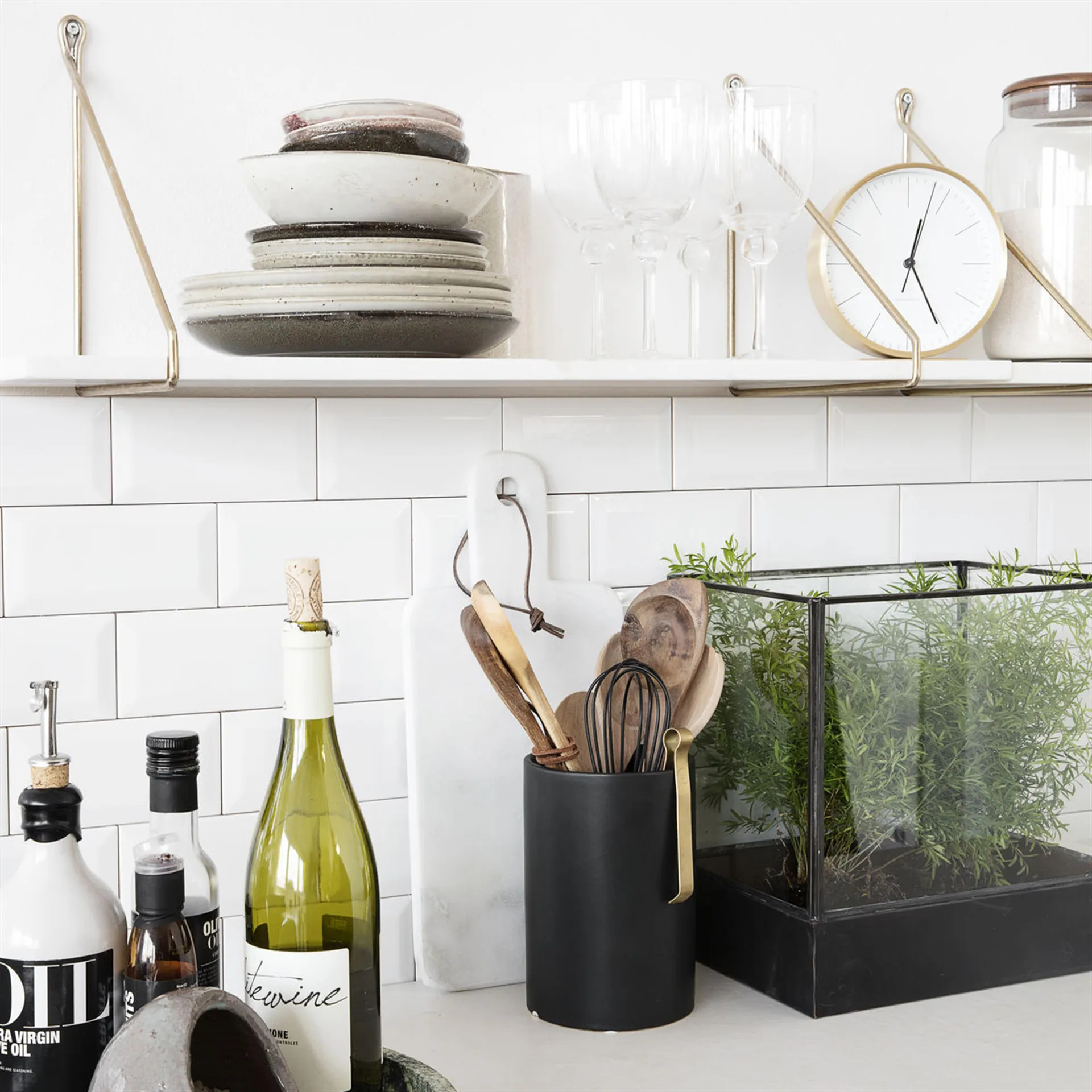 Hannah Tischuhr 15cm, Gold House Doctor