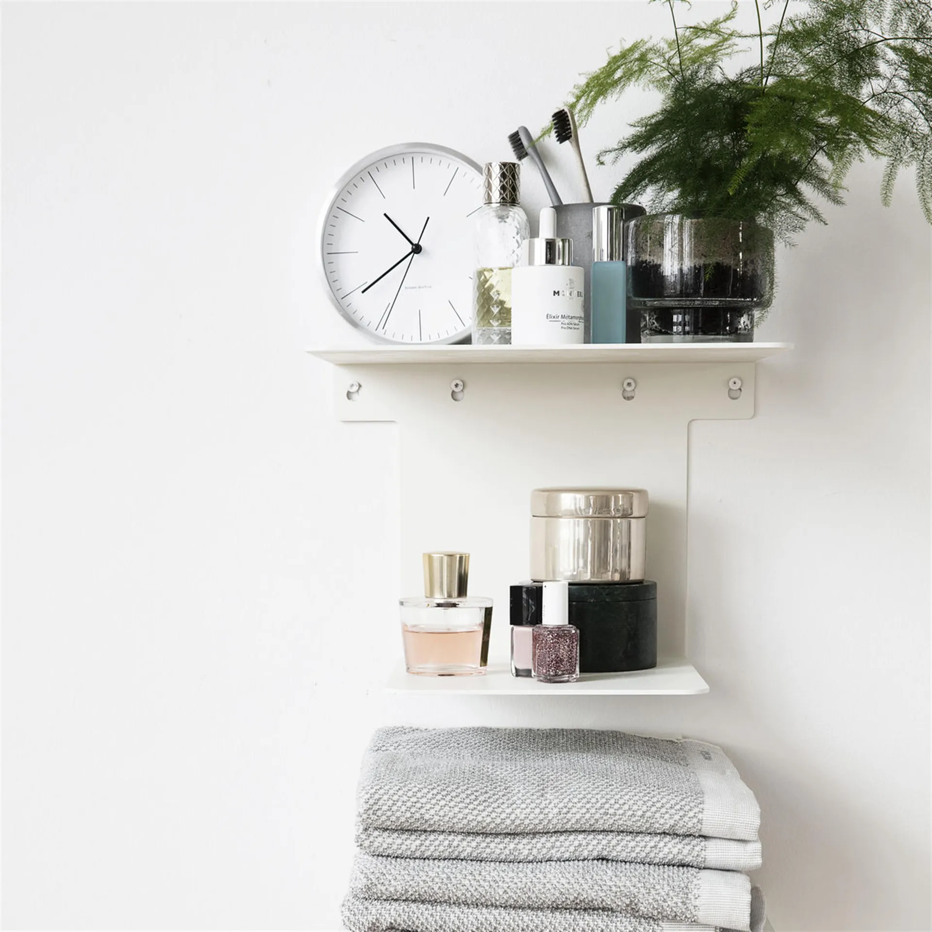 Hannah Tischuhr 15cm, Silber House Doctor