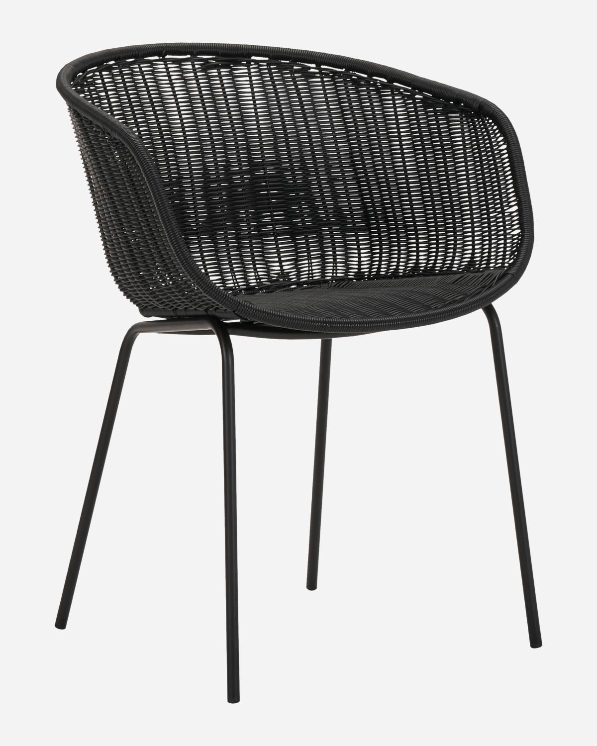 House Doctor Hapur Sessel Schwarz