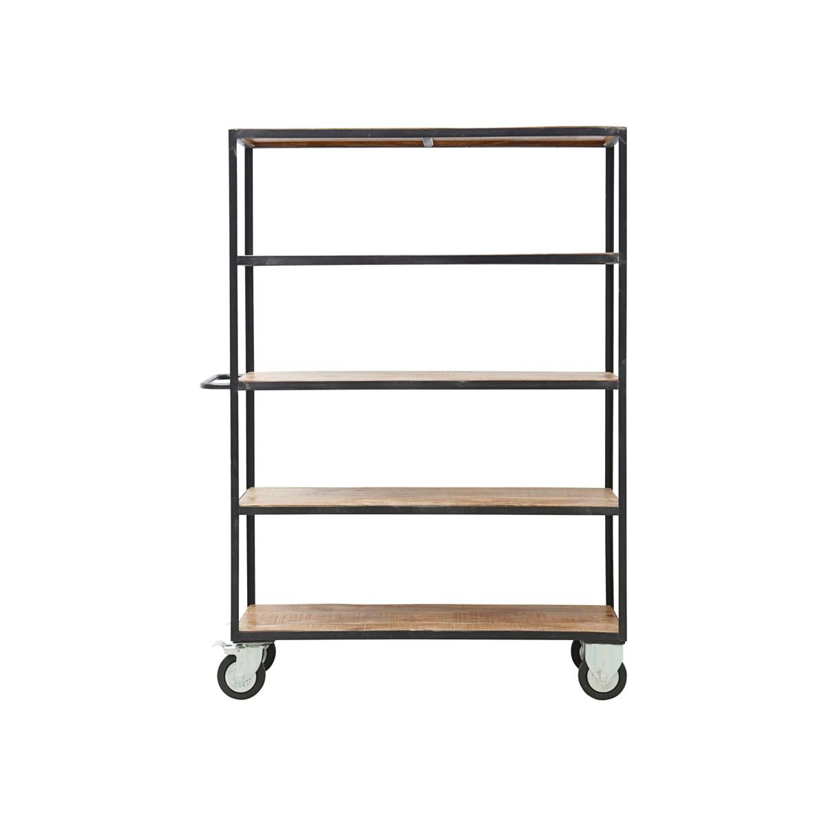 House Doctor House Doctor Regalsystem 4 Räder 175 cm Schwarz-natur